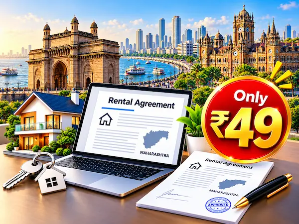 Maharashtra Pune Mumbai Rental Agreement ₹49