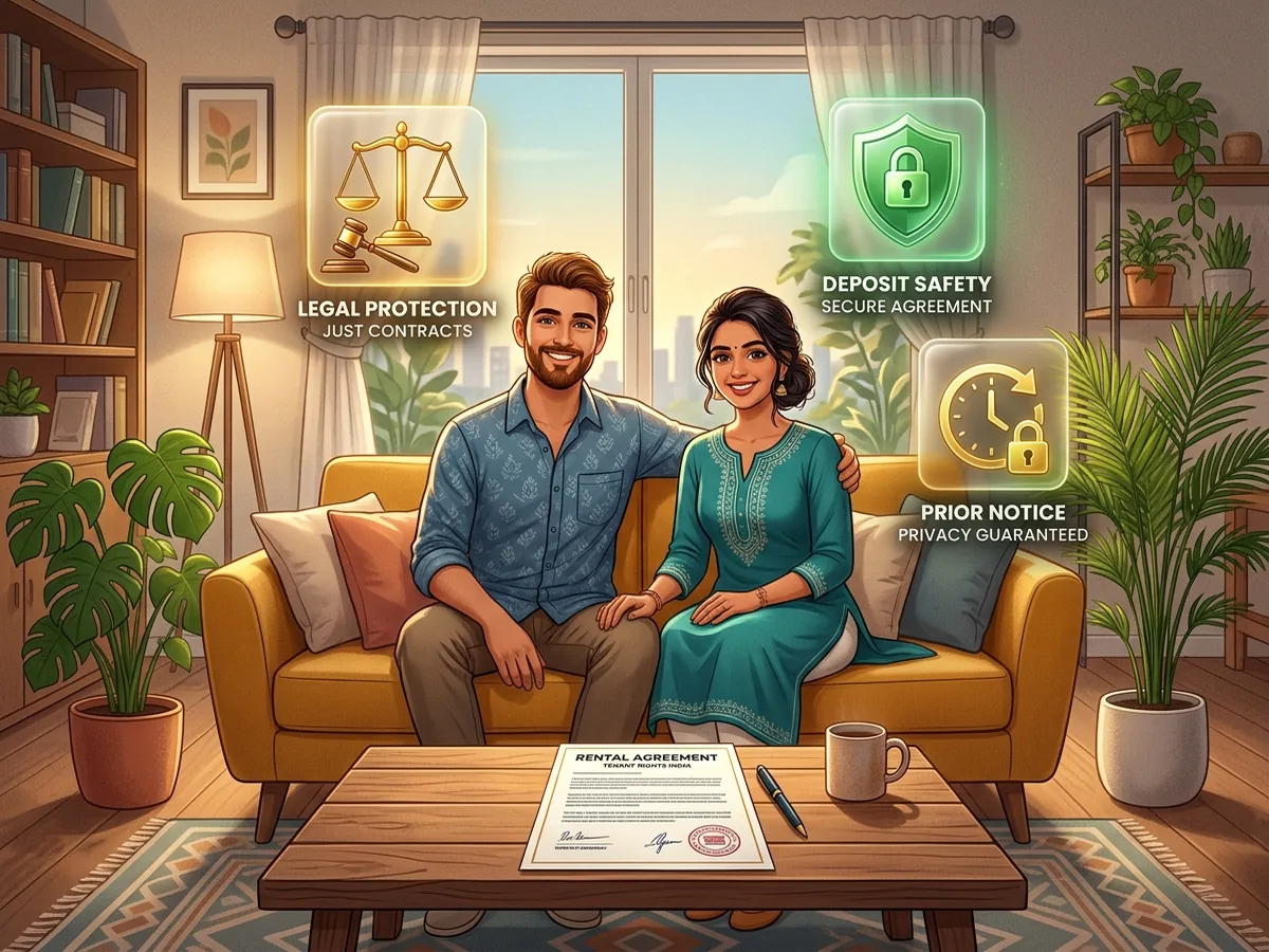 Tenant Rights in India Every Renter Must Know: Privacy, Fair Rent, Notice & Security Deposits (2026 Legal Guide)