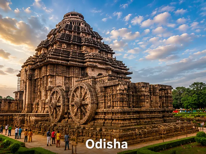 Konark Sun Temple & Puri Jagannath Temple representing Odisha Legal Rental Agreements
