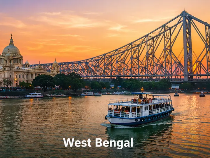 Howrah Bridge & Victoria Memorial representing West Bengal Legal Rental Agreements