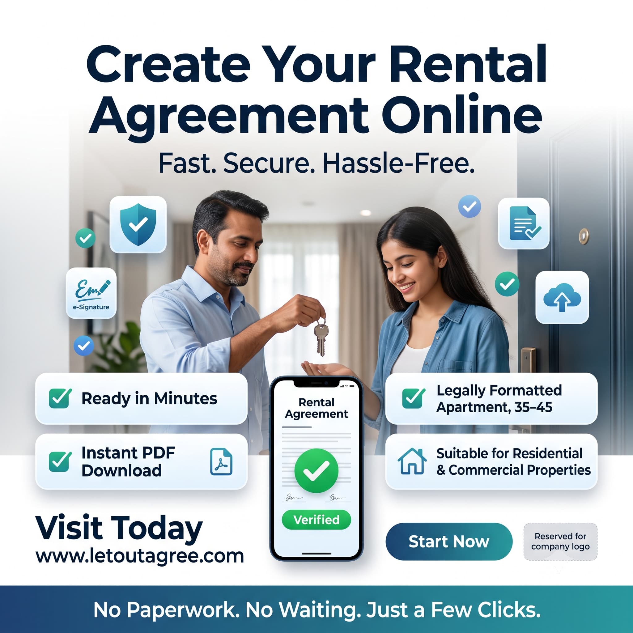 Create Your Rental Agreement Online | Ready in Minutes | www.LetOutAgree.com